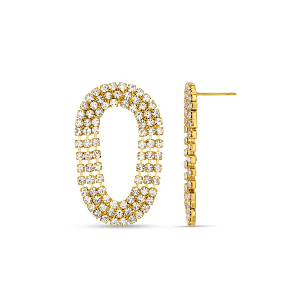 ORELIA Statement oval cupchain