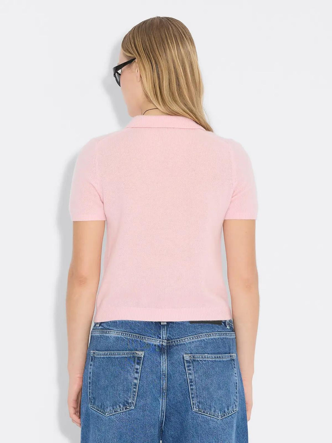 Holzweiler Cashmere Short sleeve polo