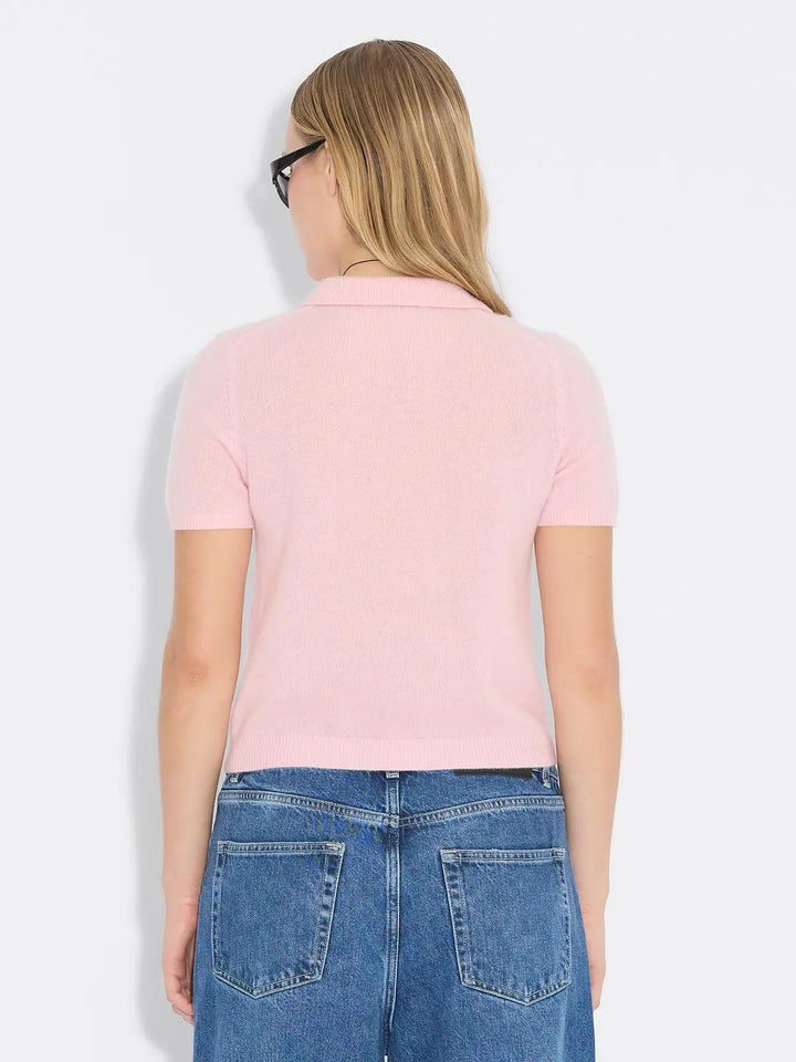 Holzweiler Cashmere Short sleeve polo