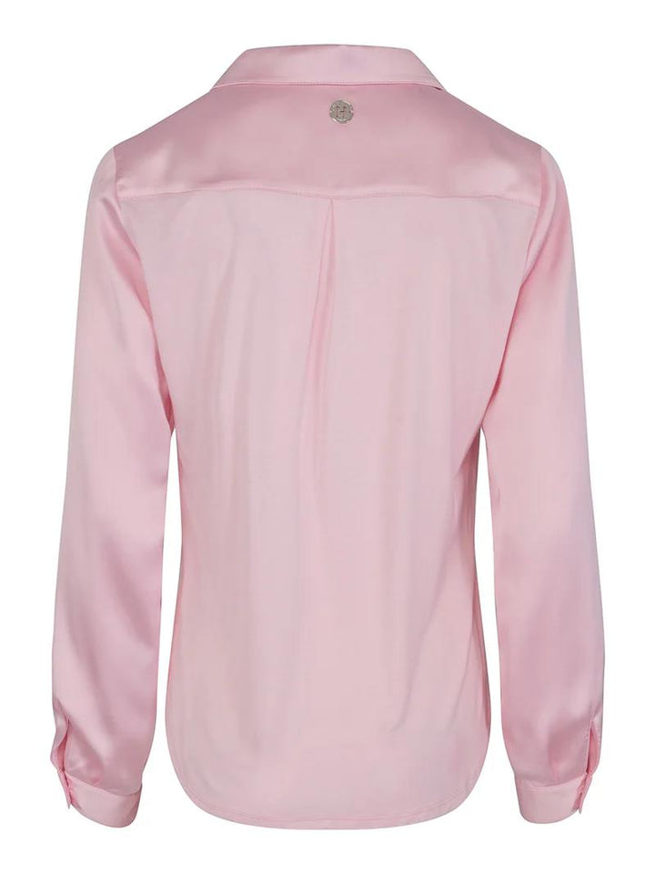 Haust Satin V-neck blouse