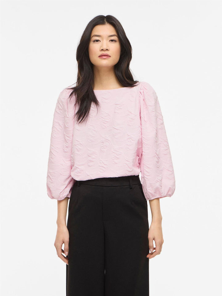 Vila Devera boatneck jaquard top