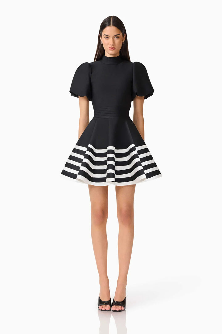 Elliatt Ninette Puff Sleeves Fit and Flare